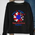 Stars Stripes Reproductive Rights Us Flag 4Th July Vintage American Flag V2 Sweatshirt Gifts for Old Women