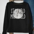 Stay Wild Moon Child Boho Peace Hippie Gift Moon Child Sweatshirt Gifts for Old Women