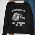 Step-Dad & Step-Son - Best Friends Sweatshirt Gifts for Old Women