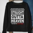 Straight Outta Heaven Sweatshirt Gifts for Old Women