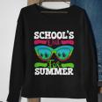Summer Break 2022 Retro Summer Break Schools Out For Summer Cool Gift Sweatshirt Gifts for Old Women