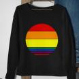 Sunset Lgbt Gay Pride Lesbian Bisexual Ally Quote V3 Sweatshirt Gifts for Old Women