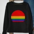 Sunset Lgbt Gay Pride Lesbian Bisexual Ally Quote V5 Sweatshirt Gifts for Old Women