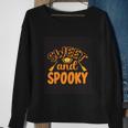 Sweet And Spooky Halloween Quote Sweatshirt Gifts for Old Women