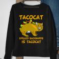 Tacocat Spelled Backwards Funny Cat Tshirt Sweatshirt Gifts for Old Women