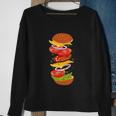 Tasty Cheeseburger Sweatshirt Gifts for Old Women