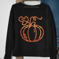 Thanksgiving Halloween Pumpkin Fall Autumn Plaid Graphic Design Printed Casual Daily Basic Sweatshirt Gifts for Old Women