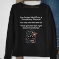 The Girl Who Was Right About Everything Conspiracy Theorist Usa Tshirt Sweatshirt Gifts for Old Women