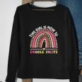 This Girl Is Now 10 Double Digits Funny 10Th Birthday Rainbow Sweatshirt Gifts for Old Women