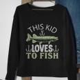 This Kid Loves To Fish Sweatshirt Gifts for Old Women