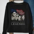 Three Stooges - American Legends Usa Flag Sweatshirt Gifts for Old Women
