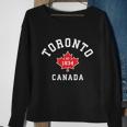 Toronto Canada Funny Gift Canadian Flag Maple Leaf Gift Sweatshirt Gifts for Old Women