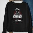 Trucker Trucker Truck Driver Dad Father Vintage Im A Dad And A Sweatshirt Gifts for Old Women