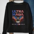 Ultra Mega Eagle 2022 Ultra Maga Tee American Flag Eagle Tshirt Sweatshirt Gifts for Old Women