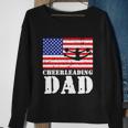 Usa American Distressed Flag Cheerleading Dad Men For Him Great Gift Sweatshirt Gifts for Old Women