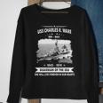 Uss Charles R Ware Dd V2 Sweatshirt Gifts for Old Women