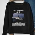 Uss Du Pont Dd 941 Uss Dupont Dd- Sweatshirt Gifts for Old Women