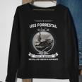Uss Forrestal Cv 59 Cva 59 Front Style Sweatshirt Gifts for Old Women