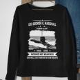 Uss George C Marshall Ssbn Sweatshirt Gifts for Old Women