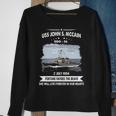 Uss John S Mccain Ddg V2 Sweatshirt Gifts for Old Women