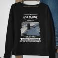 Uss Maine Ssbn V2 Sweatshirt Gifts for Old Women