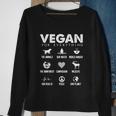 Vegan For Everything Meaningful Gift Earth Day Save The Bees Men Women Gift Sweatshirt Gifts for Old Women