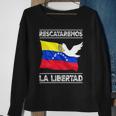 Venezuela Freedom Democracy Guaido La Libertad Sweatshirt Gifts for Old Women