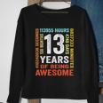 Vintage 13Th Birthday Shirt Gift 13 Years Old Being Awesome Sweatshirt Gifts for Old Women