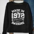 Vintage Crown Made In 1972 50 Years Of Being Awesome 50Th Birthday Sweatshirt Gifts for Old Women