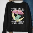 Vintage Retro Stay Wild Moon Child Frog Peace Love Hippie Sweatshirt Gifts for Old Women