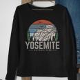 Vintage Retro Yosemite National Park HikingSweatshirt Gifts for Old Women