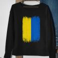 Vintage Ukraine Ukrainian National Flag Patriotic Ukrainians V2 Sweatshirt Gifts for Old Women
