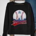Washington Baseball Vintage Style Fan Sweatshirt Gifts for Old Women