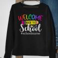 Welcome Back To School School Nurse For Students Teachers Sweatshirt Gifts for Old Women