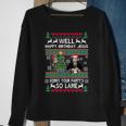 Well Happy Birthday Jesus Funny Quote Office Ugly Christmas Sweatshirt Gifts for Old Women