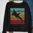 Whale Orca Retro Style Men Women Novelty Vintage Funny Gift Men Women Sweatshirt Graphic Print Unisex Gifts for Old Women