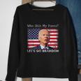 Who Shit My Pants Funny Anti Joe Biden Funny Meme Sweatshirt Gifts for Old Women