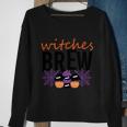 Witches Brew Funny Halloween Quote Sweatshirt Gifts for Old Women