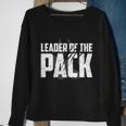 Wolf Pack Gift Design Leader Of The Pack Paw Print Design Meaningful Gift Sweatshirt Gifts for Old Women