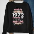 Womens 50 Years Old Gifts 50Th Birthday Born In 1972 Women Girls Sweatshirt Gifts for Old Women