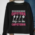 Womens Whatever Happens Stays Cafeteria Lady Lunch Lady Graphic Design Printed Casual Daily Basic Sweatshirt Gifts for Old Women
