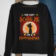You Cant Scare Me-Im A Photographer- Cool Witch Halloween Sweatshirt Gifts for Old Women