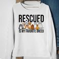 Dog Lovers  For Women Men Kids - Rescue Dog  Boy  Sweatshirt