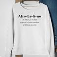 Afro Latino Dictionary Style Definition Tee Sweatshirt Gifts for Old Women