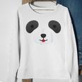 Cute Bear Panda Face Diy Easy Halloween Party Easy Costume Sweatshirt Gifts for Old Women
