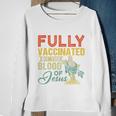 Fully Vaccinated By The Blood Of Jesus Funny Christian Tshirt Sweatshirt Gifts for Old Women