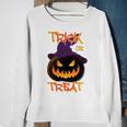 Halloween Pumpkin Trick Or Treat Costume Fancy Dress Men Women Sweatshirt Graphic Print Unisex Gifts for Old Women
