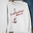 Maui Hawaii Lahaina Ukulele Vintage Hawaiian Uke Sweatshirt Gifts for Old Women