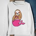 Mermaid Sloth Cute Sloth Sweatshirt Gifts for Old Women