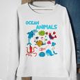Ocean Animals Marine Creatures Under The Sea Gift Sweatshirt Gifts for Old Women